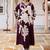 Women Floral Printed Regular Beads and Stones Kurta with Salwar