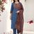 Women Ethnic Motifs Yoke Design Regular Thread Work Pure Cotton Kurta with Trousers & With Dupatta