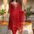 Women Ethnic Motifs Embroidered Regular Thread Work Liva Kurta with Trousers & With Dupatta