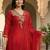 Women Ethnic Motifs Embroidered Regular Thread Work Liva Kurta with Trousers & With Dupatta