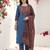Women Ethnic Motifs Yoke Design Regular Thread Work Pure Cotton Kurta with Trousers & With Dupatta
