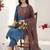 Women Ethnic Motifs Yoke Design Regular Thread Work Pure Cotton Kurta with Trousers & With Dupatta