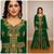 Emerald Green Gold Embroidered Kaftan