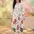 Women Floral Printed Empire Pure Cotton Kurta with Trousers