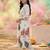Women Floral Printed Empire Pure Cotton Kurta with Trousers