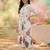 Women Floral Printed Empire Pure Cotton Kurta with Trousers