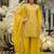Women Ethnic Motifs Embroidered Regular Sequinned Kurta with Sharara & With Dupatta