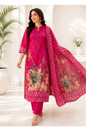Peacock Bloom Kurta Set 1