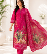 Peacock Bloom Kurta Set