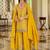 Women Ethnic Motifs Embroidered Regular Gotta Patti Kurta with Sharara & With Dupatta