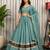 Luxury Aqua Blue Ethnic Navratri Lehenga Choli Collection