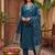 Women Ethnic Motifs Embroidered Regular Kurta with Trousers & With Dupatta