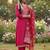 Women Ethnic Motifs Embroidered Regular Kurta with Trousers & With Dupatta