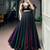 Women's Georgette Black free size Navratri Lehenga with Stitched Blouse and Koti Set