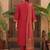Women Ethnic Motifs Printed Regular Thread Work Kurta with Trousers & With Dupatta