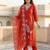 Women Regular Thread Work Kurta with Trousers & With Dupatta