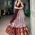 Women's Poly Cotton Zari Woven Lehenga Choli with Georgette Dupatta