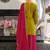 Women Ethnic Motifs Embroidered Panelled Thread Work Kurta with Palazzos & With Dupatta