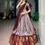 Women's Poly Cotton Zari Woven Lehenga Choli with Georgette Dupatta