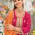Women Ethnic Motifs Embroidered Regular Thread Work Kurta with Sharara & With Dupatta