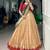 Women's Kanchipuram silk blend Zari Woven Lehenga Choli with Paithani Jacquard Dupatta
