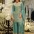 Women Ethnic Motifs Embroidered Regular Sequinned Kurta with Sharara & With Dupatta