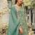 Women Ethnic Motifs Embroidered Regular Sequinned Kurta with Sharara & With Dupatta