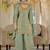Women Ethnic Motifs Embroidered Regular Mirror Work Kurta with Sharara & With Dupatta