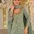 Women Ethnic Motifs Embroidered Regular Mirror Work Kurta with Sharara & With Dupatta