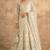Off White Butterfly Net Heavy Embroidery With Stone Work