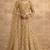 Beige Butterfly Net Heavy Embroidery With Stone Work