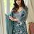 Women Floral Embroidered Regular Thread Work Kurta with Palazzos & With Dupatta