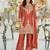 Women Ethnic Motifs Embroidered Regular Mirror Work Kurta with Palazzos & With Dupatta