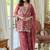 Women Ethnic Motifs Embroidered Regular Thread Work Kurta with Palazzos & With Dupatta