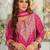 Women Ethnic Motifs Embroidered Regular Thread Work Kurta with Palazzos & With Dupatta