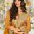 Women Ethnic Motifs Embroidered Regular Mirror Work Kurta with Palazzos & With Dupatta