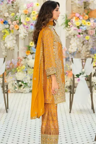 Women Ethnic Motifs Embroidered Regular Mirror Work Kurta with Palazzos & With Dupatta