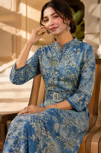 Floral Printed Midi Dress
