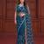 Designer beads embroidery saree