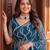 Designer beads embroidery saree