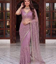 Designer beads embroidery saree