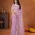 Designer beads,sequence, peal embroidery saree