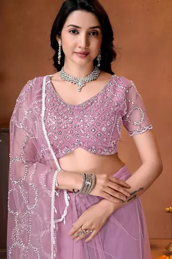 Designer beads,sequence, peal embroidery saree