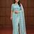 Designer beads embroidery saree