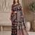 Designer ajrak digital print saree for festive