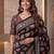 Designer ajrak digital print saree for festive
