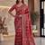 Designer ajrak digital print saree for festive