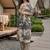 Women Ethnic Motifs Printed Regular Linen Kurta with Trousers