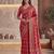 Designer ajrak digital print saree for festive
