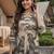Women Ethnic Motifs Printed Regular Linen Kurta with Trousers